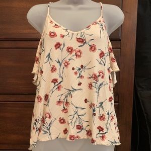 *AMERICAN EAGLE* Strappy Cold Shoulder Shirt